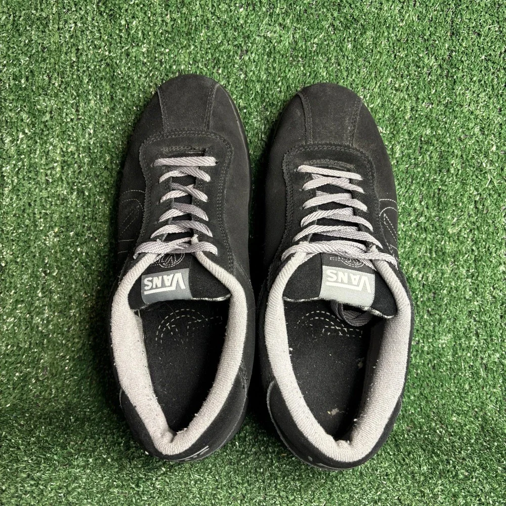 Vans Wally Two Suede Skateboard Low Top Vintage Y2K Sneakers Black Mens Sz‎ 10.5